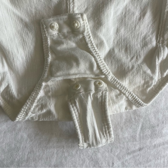 Free People Intimately Lola Bodysuit Ivory Women’s Medium - Picture 7 of 12